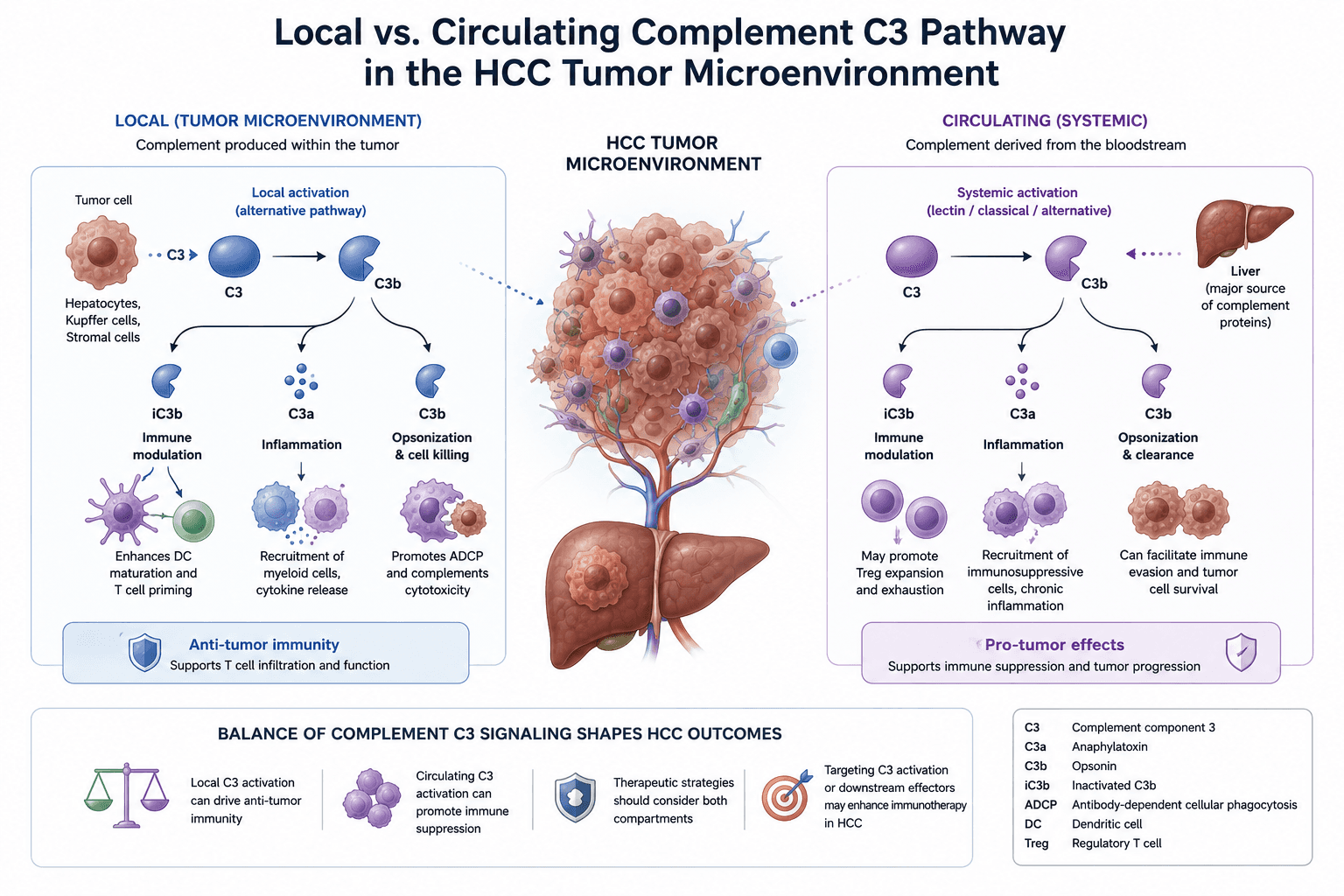 Complement C3 in the Tumor Microenvironment: A New Biomarker for Immunotherapy Response in Hepatocellular Carcinoma